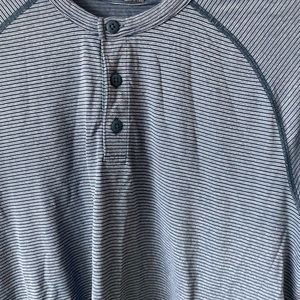 Mens large lululemon blue henley - lightly worn